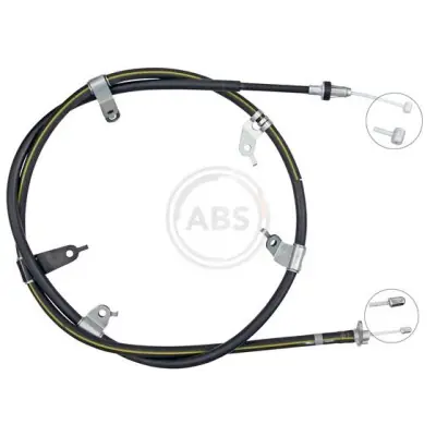 Original Cable de accionamiento, freno de estacionamiento A.B.S. K10174